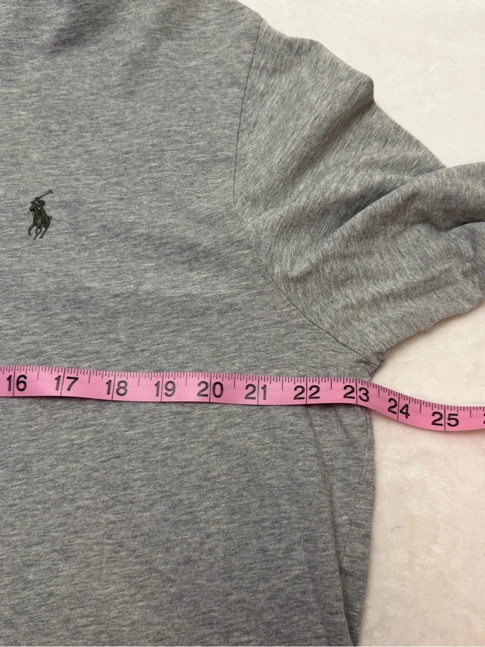 Polo Ralph Lauren Lightweight Hoodie T-Shirt Men L Pony Logo Cotton Quite Luxury